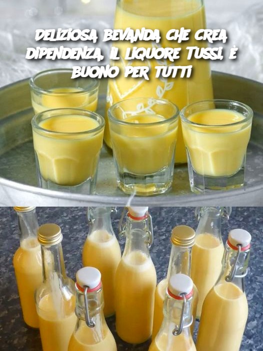 Deliziosa bevanda che crea dipendenza, il liquore Tussi, è buono per tutti