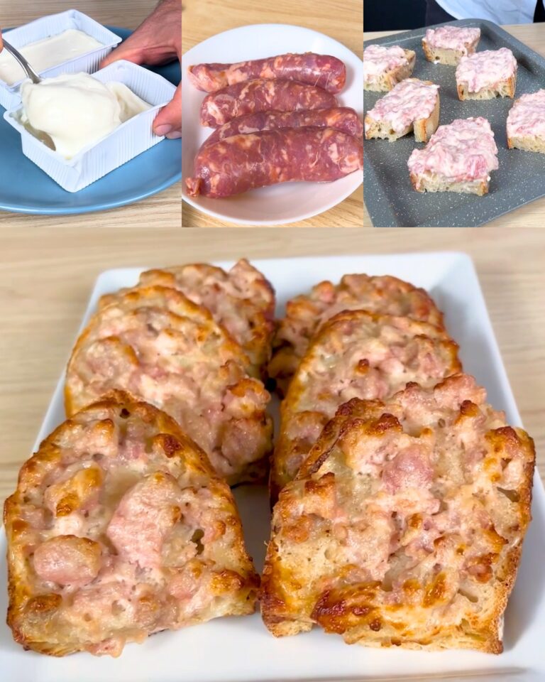 Bruschetta con salsiccia e formaggio: la ricetta per i tuoi antipasti di Pasquetta in 20 minuti!