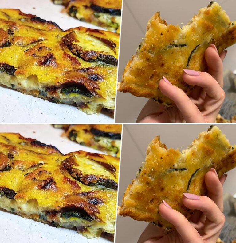 Cena super-leggera con 6 zucchine, 2 uova e solo un po’ di farina