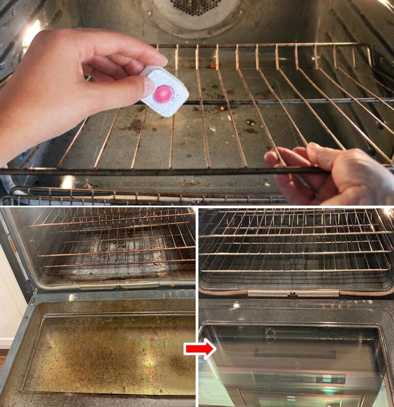 Come pulire e sgrassare a fondo il forno con una pastiglia per lavastoviglie