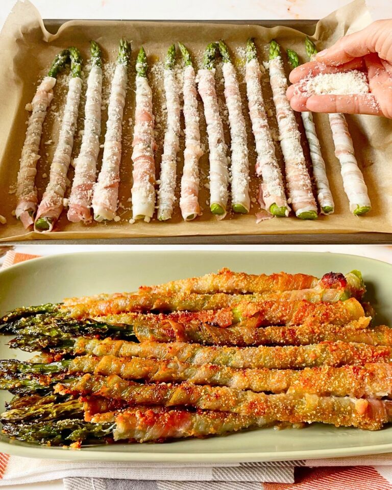 Asparagi avvolti nella pancetta