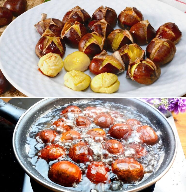 Il metodo dell’acqua bollita per avere castagne più morbide e che si sbucciano facilmente