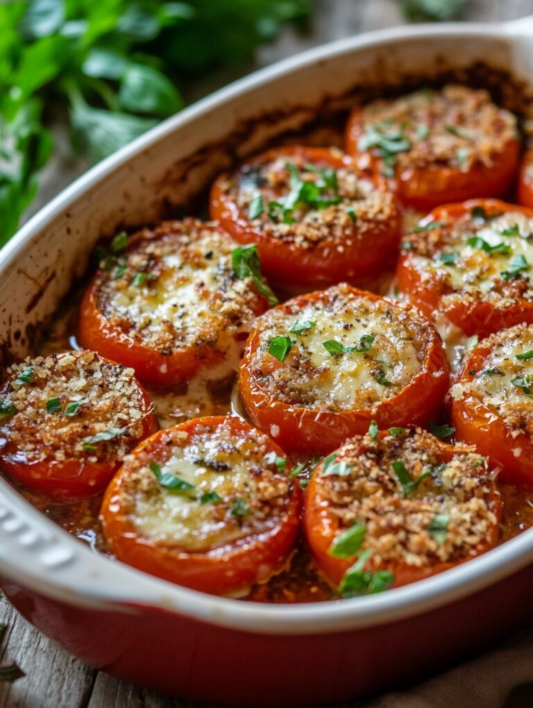 Pomodori Gratinati Con Parmigiano