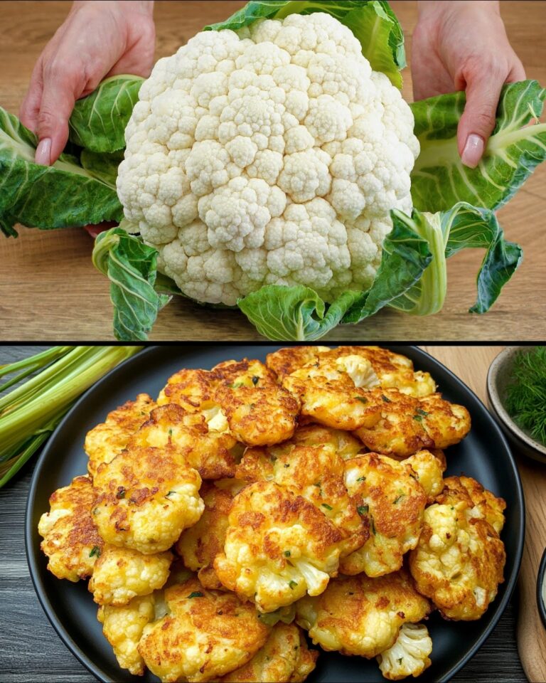 Frittelle di cavolfiore croccanti