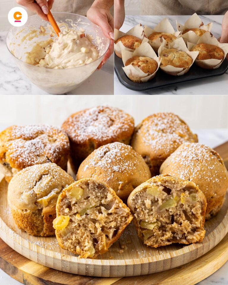 Muffin mele e noci: la ricetta dei dolcetti morbidi con una nota croccante