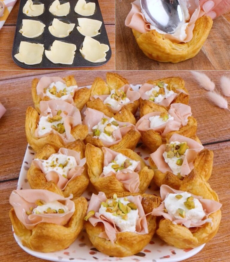 Cestini di pasta sfoglia: la ricetta dell’antipasto semplice e sfizioso pronto in poco tempo