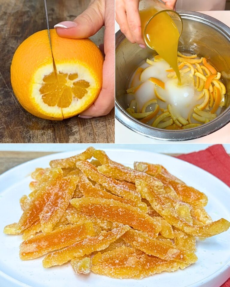 Caramelle di scorza d’arancia
