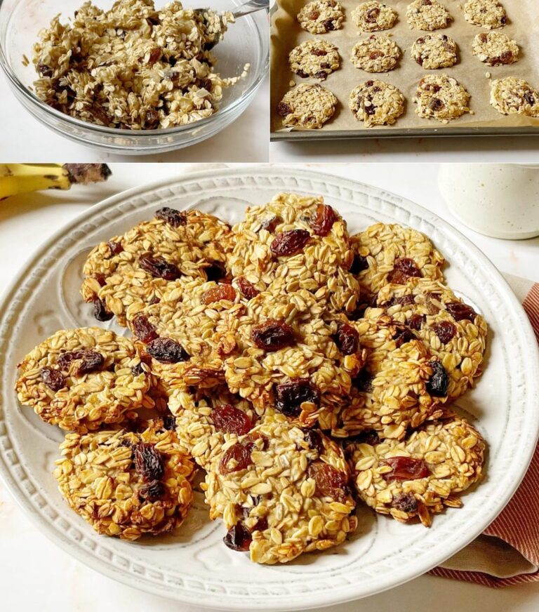 I biscotti avena e banana