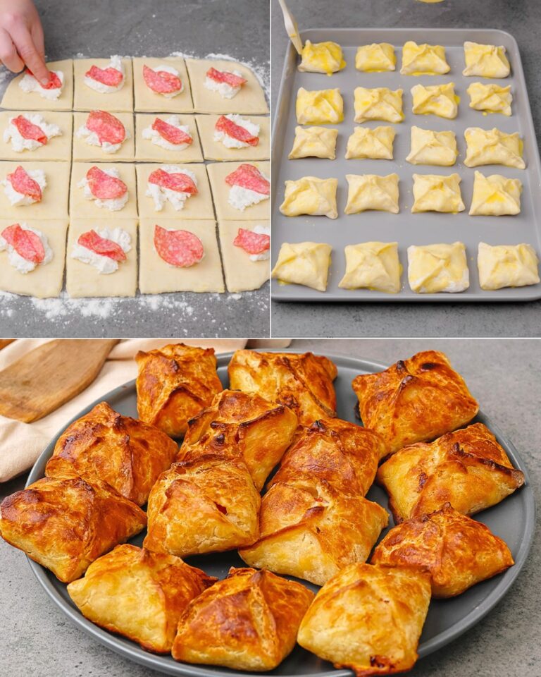 Fagottini con ricotta e salame: la ricetta degli stuzzichini morbidi e saporiti