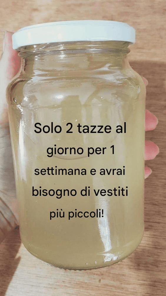 Solo 2 tazze al giorno per 1 settimana e avrai bisogno di vestiti più piccoli!