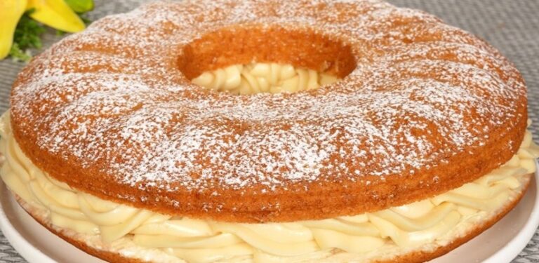 Torta alla crema di limone con glassa al mascarpone