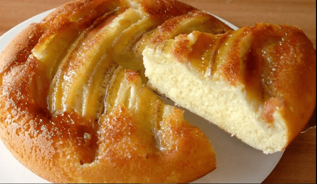 Torta Rovesciata al Caramello e Banana