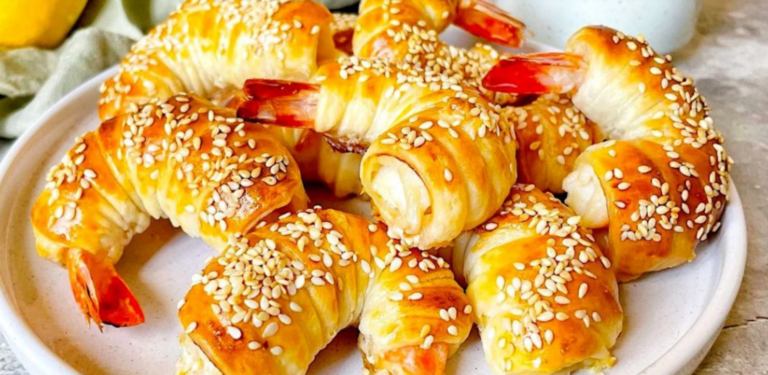 Gamberi in crosta di pasta sfoglia: la ricetta per un antipasto croccante e originale