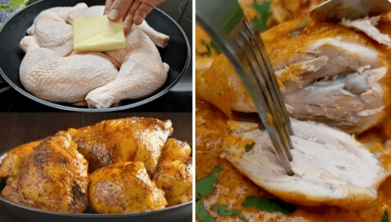 Coscia e coscia arrostite al forno con zafferano e zenzero