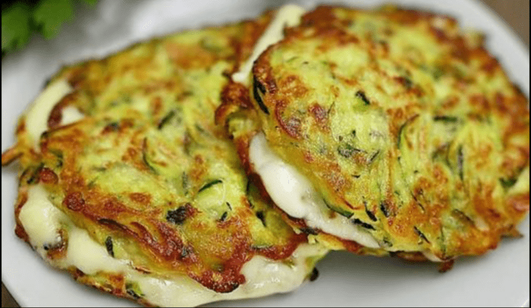 Hamburger di zucchine con formaggio