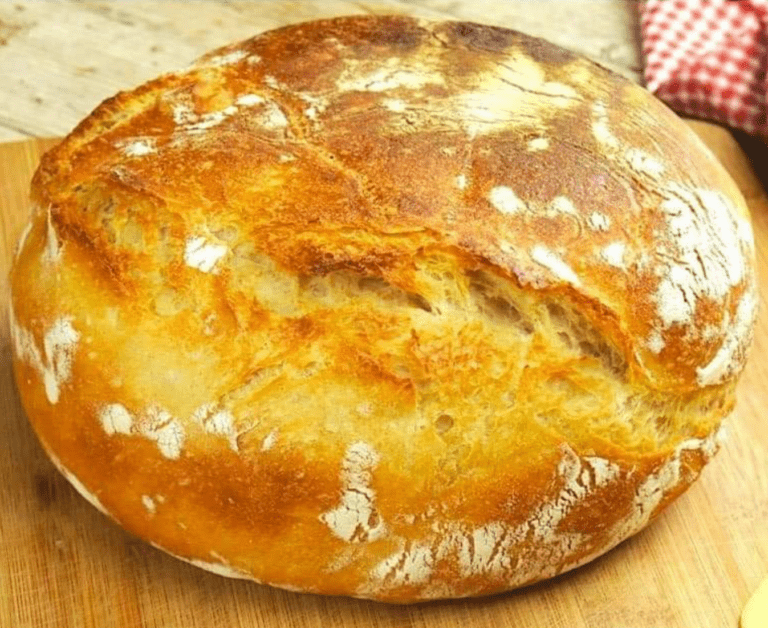Pane facile senza impastare in 5 minuti