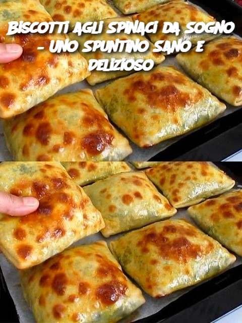 Biscotti agli Spinaci da Sogno – Uno Spuntino Sano e Delizioso