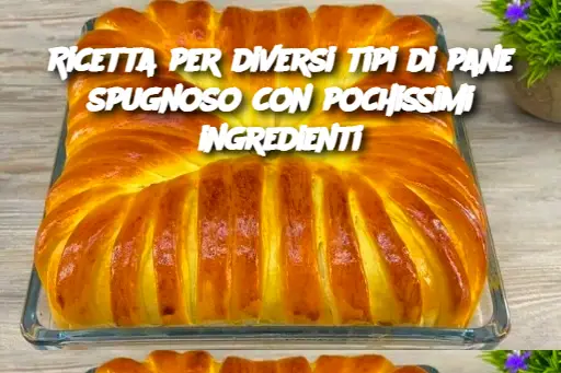 Ricetta per diversi tipi di pane spugnoso con pochissimi ingredienti