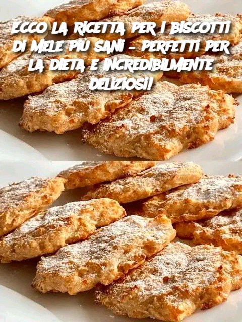 Ecco la ricetta per i biscotti di mele più sani – perfetti per la dieta e incredibilmente deliziosi!