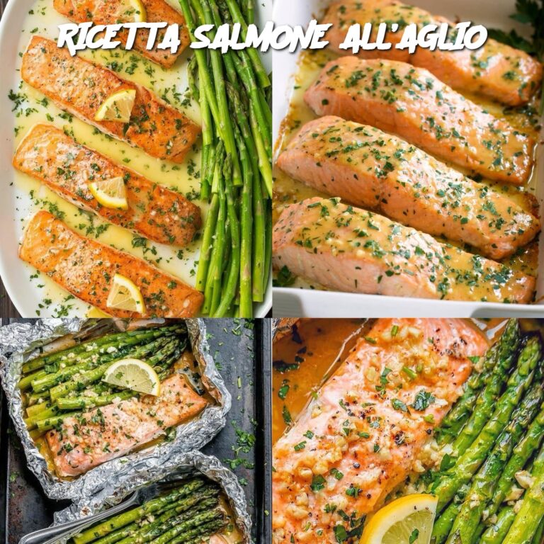 RICETTA SALMONE ALL’AGLIO