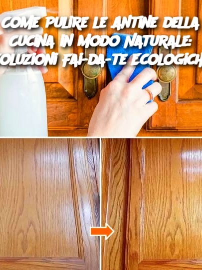 Come Pulire le Antine della Cucina in Modo Naturale: Soluzioni Fai-da-te Ecologiche