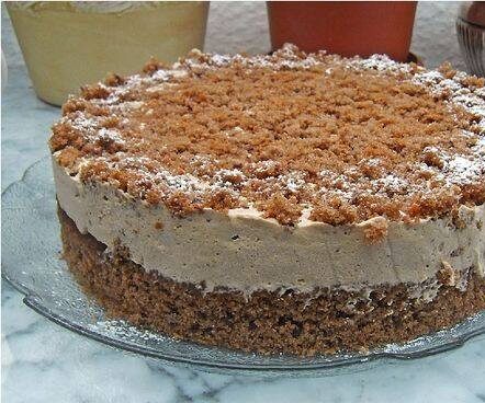 Cappuccino – torta briciola