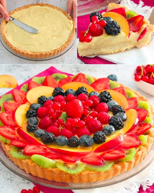 Questa crostata di frutta sembra uscita dalla pasticceria