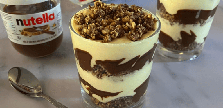 Tiramisù con Nutella e mascarpone pronto in 5 minuti!