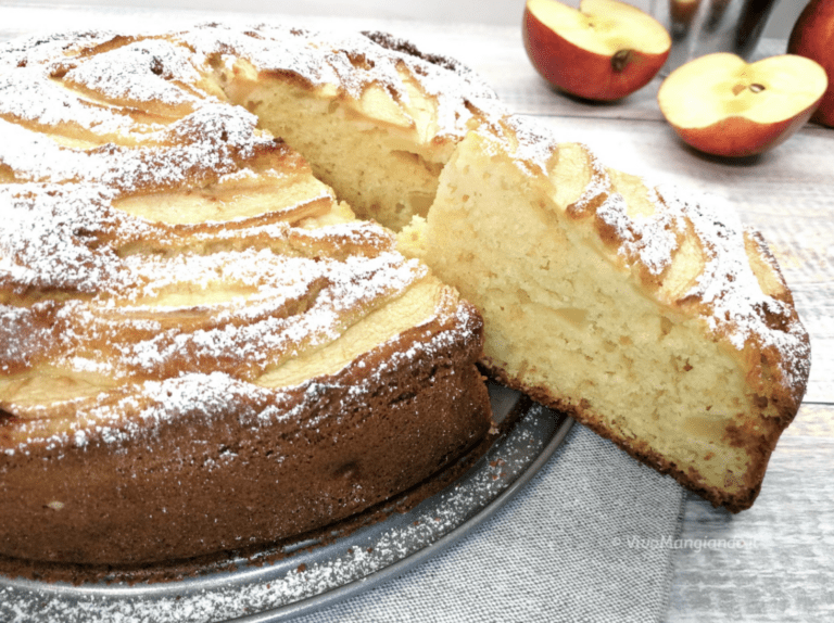 Torta mele e yogurt al profumo di vaniglia