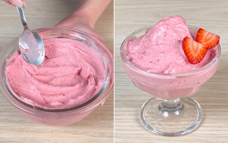 Gelato alla fragola: dolce e rinfrescante per uno spuntino veloce!
