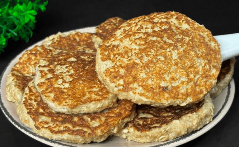 Pancake di banana e avena senza zucchero