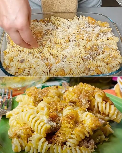 Pasta gratinata alla zucca