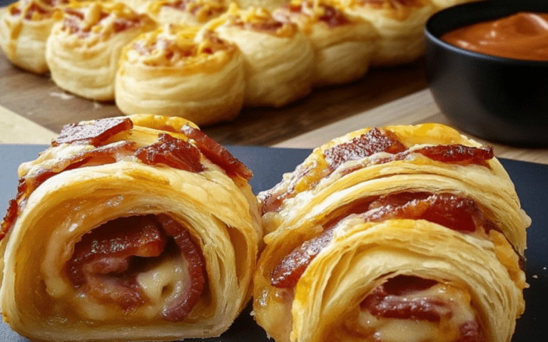 Bocconcini di pasta sfoglia al bacon