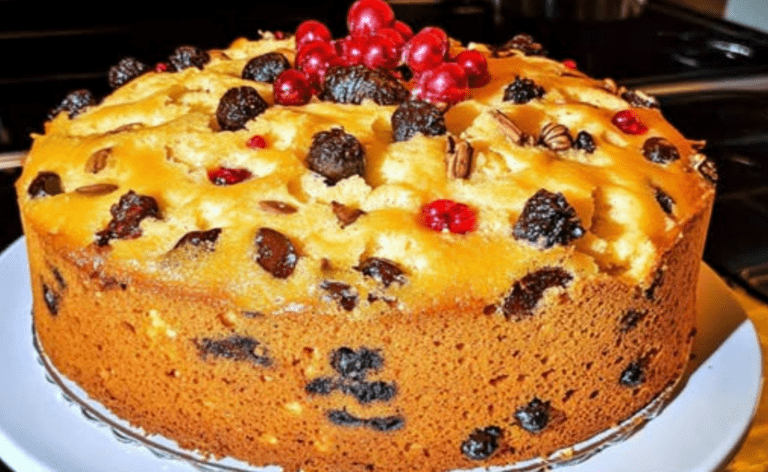 Dolce tradizionale natalizio con frutta candita