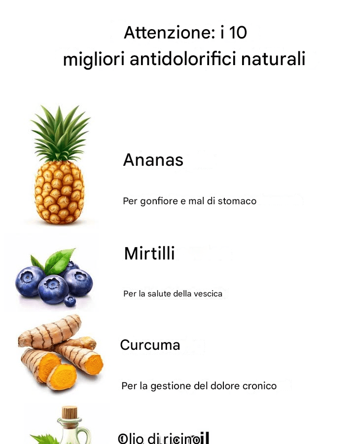 I 10 migliori antidolorifici naturali