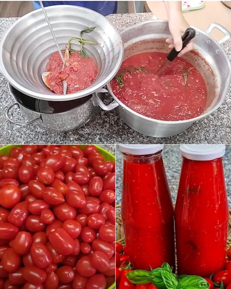 Passata di pomodorini : come preparare il sugo pronto per tutto l'inverno!