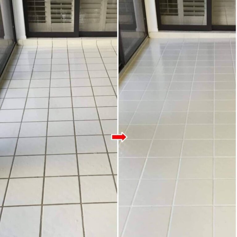 Come rimuovere il nero dalle fughe del pavimento.