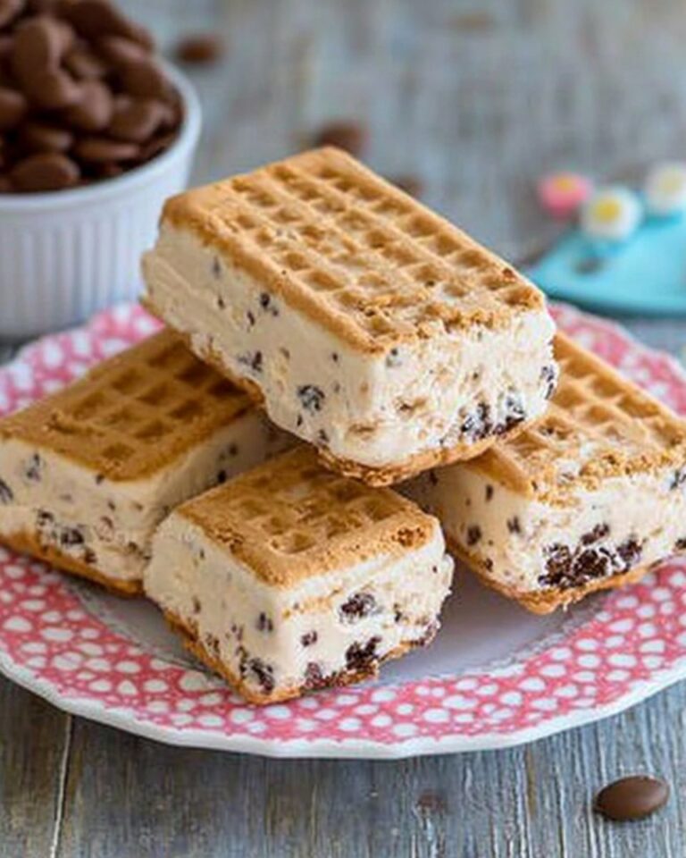 Biscotto gelato alla stracciatella senza uova