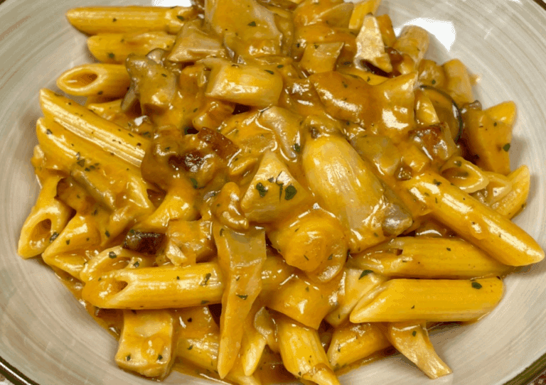 La pasta alla boscaiola